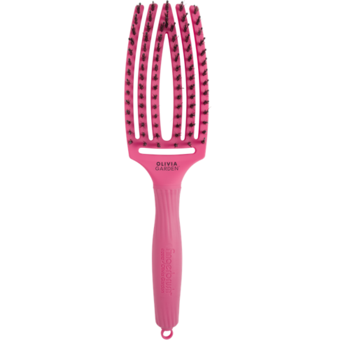 Fingerbrush Care Iconic Boar&Nylon Hot Pink M